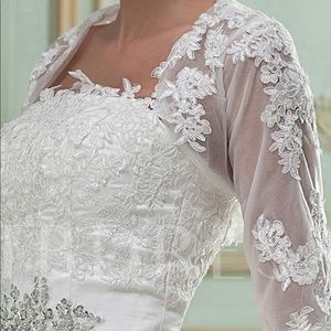 Lace bolero jacket
